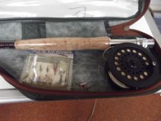 Cased fly rod