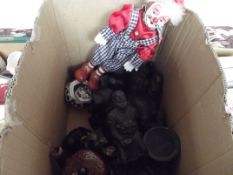 Mixed box to include a ceramic faced clown