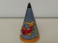 Lorna Bailey 'Oceana' pattern conical sugar sifter