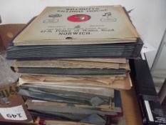 Large collection of His Masters voice, 78's and ot