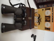 Cased set of Fast Focus field glasses and case