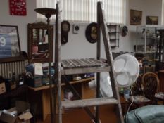 Set of vintage stepladders