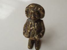 Brass 'Golly' money box