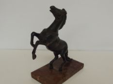 Bronze figure of a horse, 28 cm high