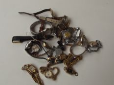 Collection of nineteen lady's wristwatches, some e