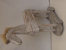 Wooden Trojan style horse height 80cm