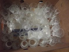 Box of glass ware