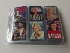 Approximately 200 Marilyn Monroe collectable cards