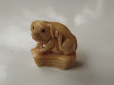 Oriental bone ojime