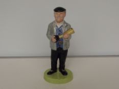 Lorna Bailey Fred Dibnah figure, height 28cm