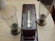 Three candle holders