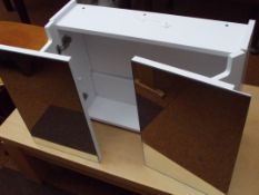 Mirrored bathroom cabinet