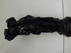 Large plaster figure of a man