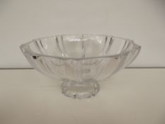 Large crystal fruit bowl