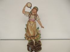 Edwardian bisque figurine a/f to little finger