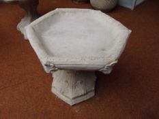 Stoneware garden - bird bath