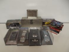 Collection of James Bond 007 collectable cars and