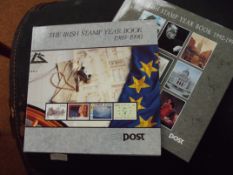Irish stamp year book x 2 with mint stamp