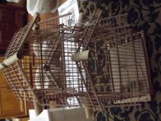 Wooden bird cage
