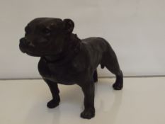 Bronze bull dog