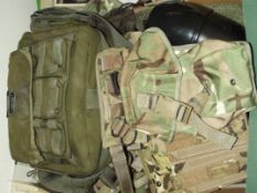 Various British army items to include osprey pouch