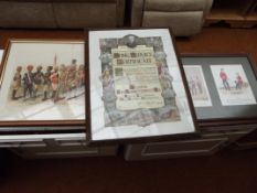 Types of the Bombay army long service certificate
