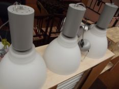 3 industrial ceiling lights