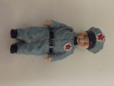 Cast iron Texaco man