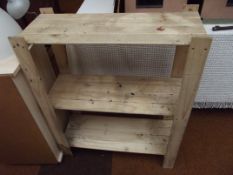 Garden potting shelf