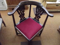 Georgian corner chair