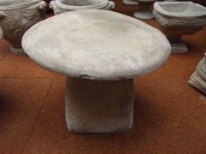 Stoneware garden - garden seat in the form of a mu
