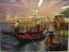 Large Anthony Orme print, framed