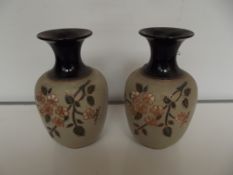 Pair of early stoneware vases