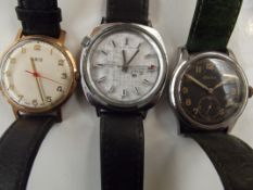 3x gents wristwatches to include a Oris