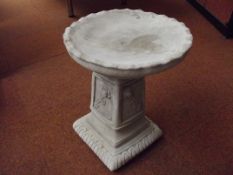 Stoneware garden - bird bath