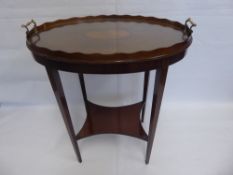 An Edwardian Mahogany 