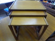 A G-Plan Style Nest of Tables, approx 53 x 41 x 48 cms.