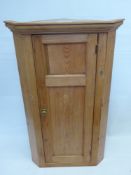 A Vintage Pine Corner Cupboard, approx 70 x 38 x 117 cms