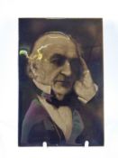 A Circa 1898 Sherwin & Cotton Sepia Toned Ceramic Tile, approx 15 x 23 cms,