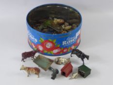 A Miscellaneous Collection of Farmyard Animals, including cows, horses, sheep, pigs etc., (some
