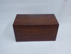 A Mahogany Blanket Box, approx 66 x 33 x 33 cms.