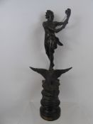 A Spelter Figure Entitled 