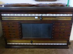 John Tayler & Son Edinburgh Circa 1890 Two Player Snooker Scoreboard, the board has a centre