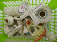 A Quantity of Crested Ware, including Arcadia, Goss, Grafton, Alexandra, Willow Art of household