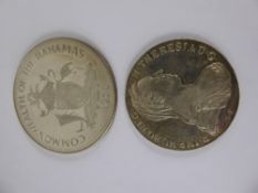 1780 Maria Teresa Empress of Austria, large silver proof coin together with HRH Prince Charles $10