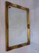 An English Manufacture Richmond Gilt- Effect Mirror, approx 60 x 90 cms