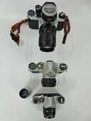2 x Pentax Cameras, 1 x S1, 1 x SV, Bodies (af), 135/3.5 CZ Sonnar, 2 x 55/1.8 (Filter Ring