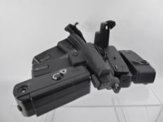 Leicaflex Camera Motor Winders (a/f), together with a small quantity of Leica brochures.