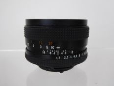 Contax 50/1.7 Lens 6697534 (nof).