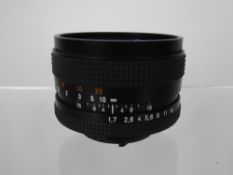 Contax 50/1.7 Lens Nr 6339659 (nof).